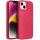 Samsung Galaxy A13 4G SM-A135F / A137F, Szilikon tok, közepesen ütésálló, fémhatású kamera keret, Frame Case, magenta