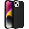 Samsung Galaxy A23 4G / A23 5G SM-A235F / A236U, Szilikon tok, közepesen ütésálló, fémhatású kamera keret, Frame Case, fekete