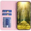 Samsung Galaxy A03s SM-A037F, Oldalra nyíló tok, stand, kártyatartóval, 3D rombusz minta, Wooze Pillow, rózsaszín