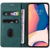 Oppo Reno8 T 4G, Oldalra nyíló tok, stand, kártyatartóval, kézpánttal, Wooze Business Plus, zöld