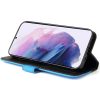 Samsung Galaxy A24 4G SM-A245F, Oldalra nyíló tok, stand, kártyatartóval, kézpánttal, Wooze Colour Wallet, kék