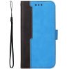 Huawei Honor 90 Lite, Oldalra nyíló tok, stand, kártyatartóval, kézpánttal, Wooze Colour Wallet, kék