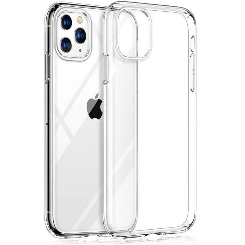 Apple iPhone 15 Pro, Szilikon tok, átlátszó