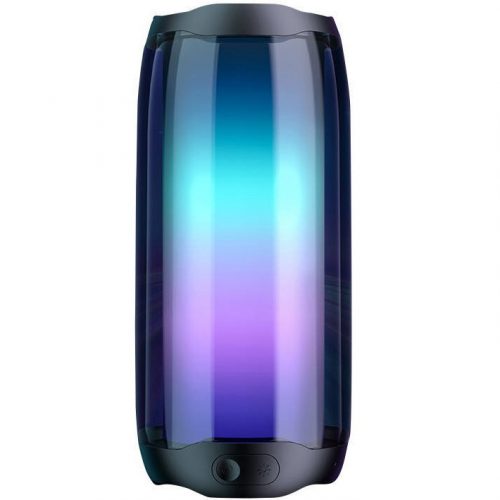 Bluetooth hordozható hangszóró, 8W, 4000mAh, BT v5.0, funkció gombok, USB aljzat, TF kártyaolvasó, 3.5mm, Vipfan Mirage BS05, fekete