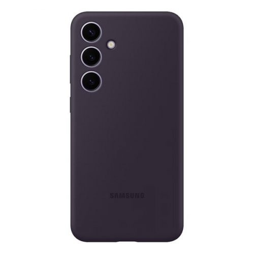 Samsung Galaxy S24 Plus SM-S926, Szilikon tok, sötétlila, gyári