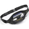 Univerzális sport övtáska, zárható, vízálló, RFID technológiával, Spigen Life WaistBag KD440, fekete