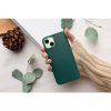 Motorola Moto G54, Szilikon tok, közepesen ütésálló, fémhatású kamera keret, Frame Case, zöld