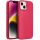 Xiaomi Redmi Note 12S, Szilikon tok, közepesen ütésálló, fémhatású kamera keret, Frame Case, magenta