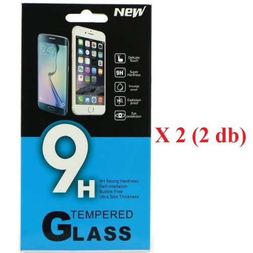 Samsung Galaxy A35 5G SM-A356B, 2db Kijelzővédő fólia, ütésálló fólia (az íves részre NEM hajlik rá!), Tempered Glass (edzett üveg), Clear