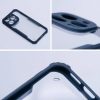 Samsung Galaxy A25 5G SM-A256B, Szilikon tok, közepesen ütésálló, légpárnás sarok, akril hátlap, Anti-Drop Case, átlátszó/sötétkék